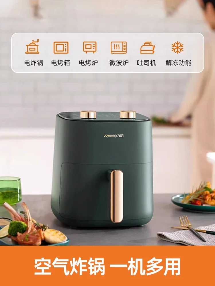 Novo 5l fritadeira de ar de grande capacidade doméstica multifuncional fritadeira elétrica de ar forno elétrico automático sem necessidade de virar fritadeira de ar