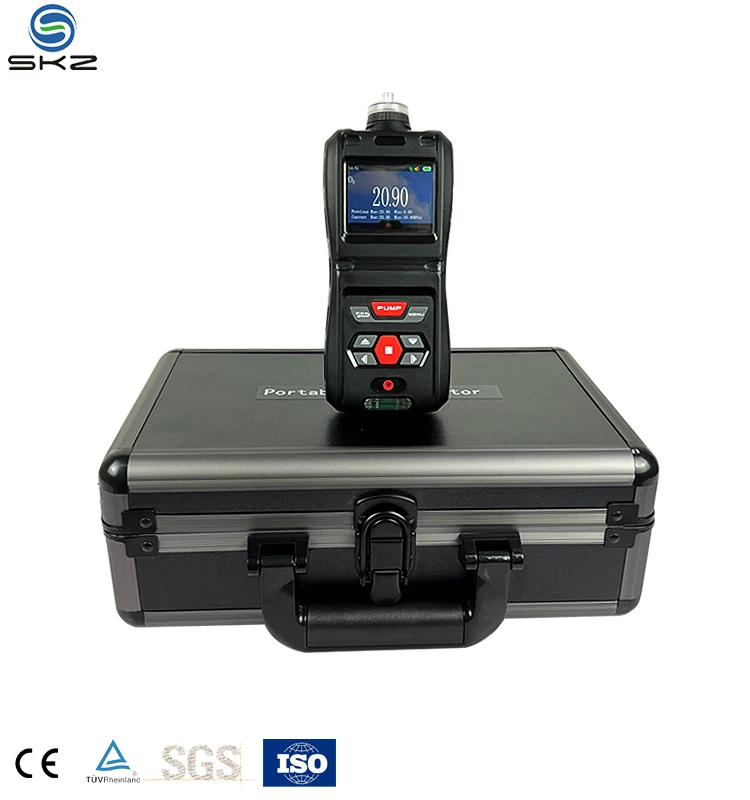 Portable 0-1000ppm hydrogen SKZ2050-5-H2 gas purity analyzer concentration detector meter