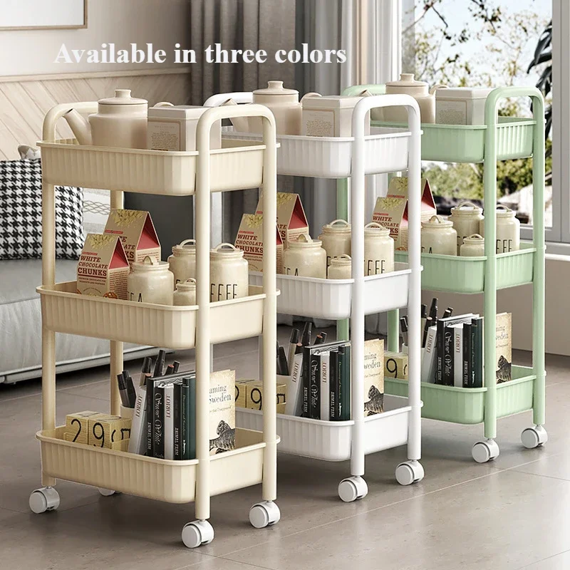 

Multi layer mobile storage rack for small carts bathroom kitchen storage rack snack storage rack bathroom organizing shelf