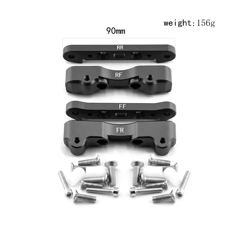 

Suspension Hanger Lower Arm Mount Set Front Rear ARA330555 ARA330557 ARA330556 ARA330588 for RC Car 1/5 ARRMA 8S Kraton Outcast