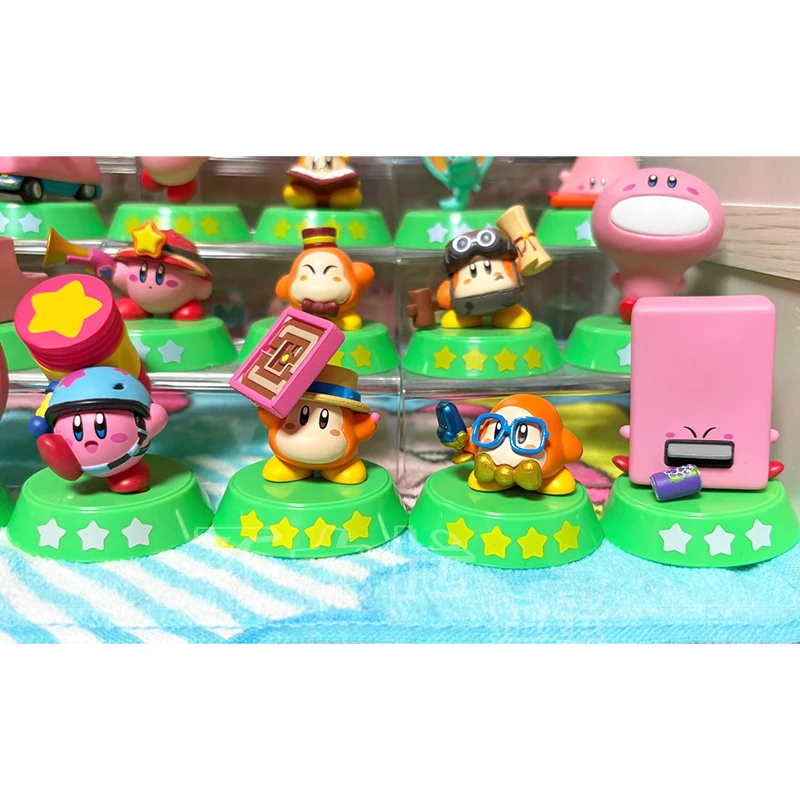 4 Teile/satz Echte Bandai Kirby Explore Discover 06 Twisted Eggs Anime Action Figur Modell Spielzeug Geschenk für Geburtstag