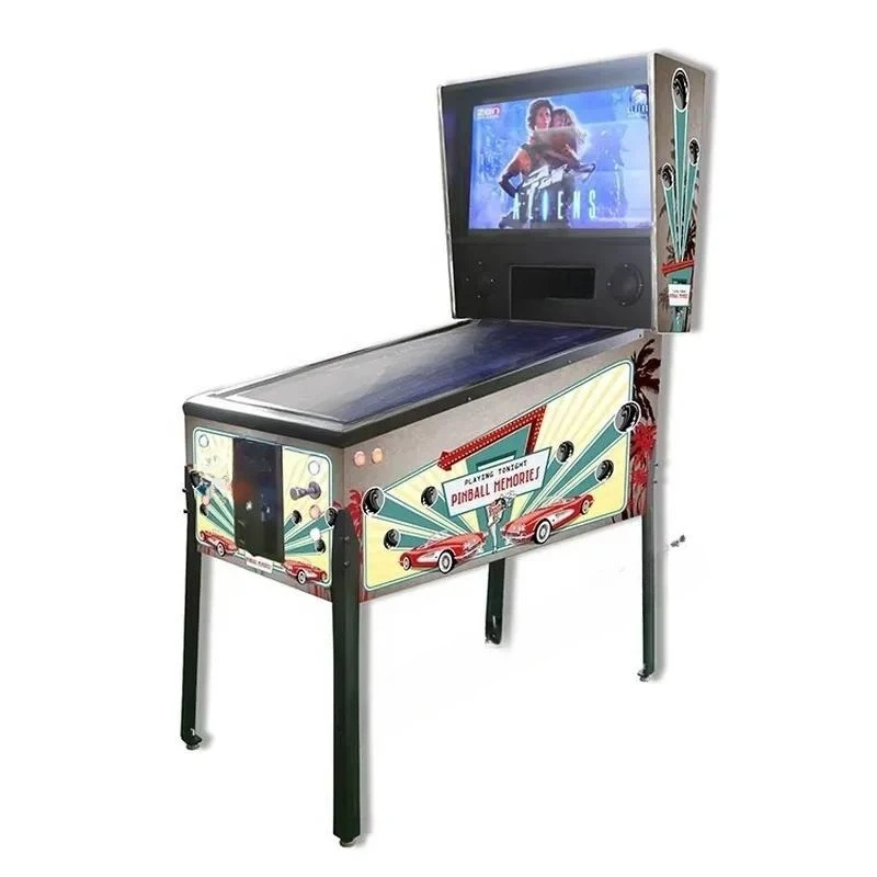 Wholesale 43-inch three-screen flipping virtual pinball machine, more than 1000 games,