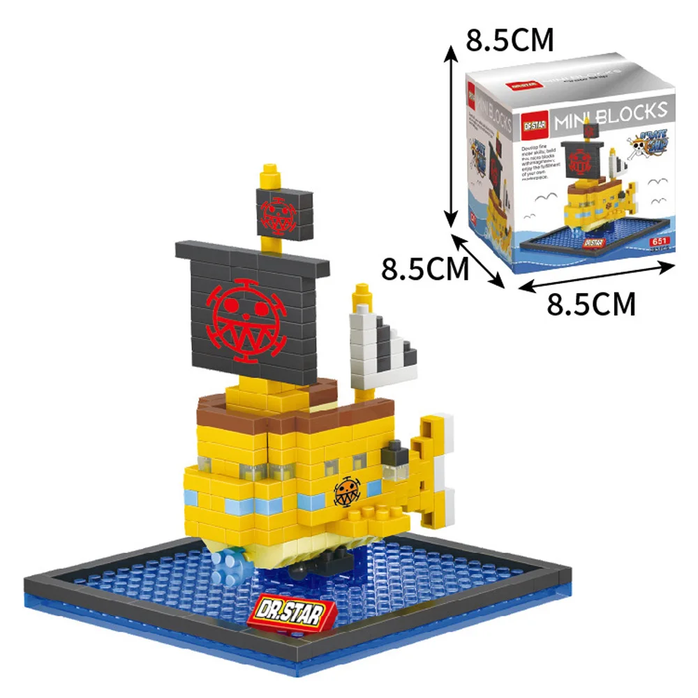 One Piece Anime Piratenschip Bouwstenen Thousand Sunny Going Merry Moby Dick Bricks Piece Figuur Creatief Speelgoed Verjaardagscadeau