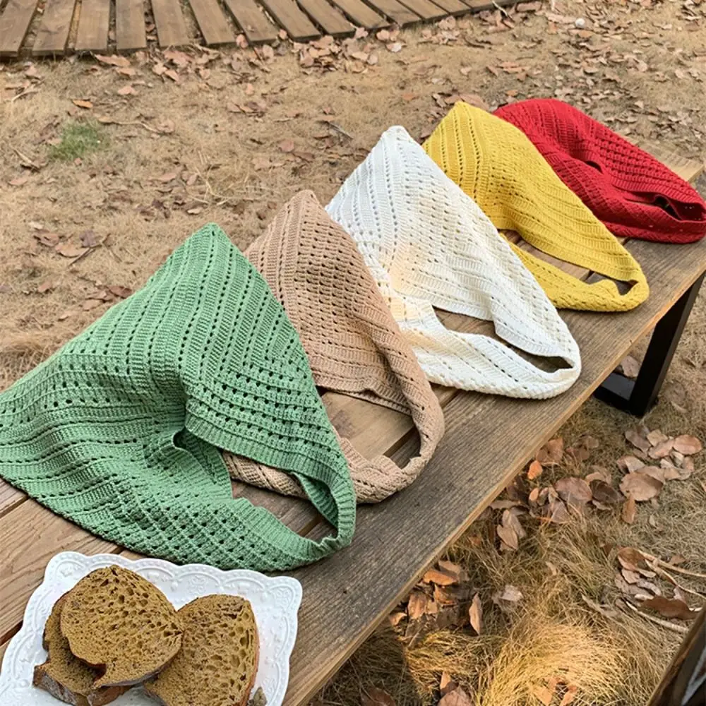 

Summer Bohemian Hollowed Out Knitted Bag Large Capacity Storage Bag Crochet Tote Bag Fashion Handbag Weave Bag Shopping