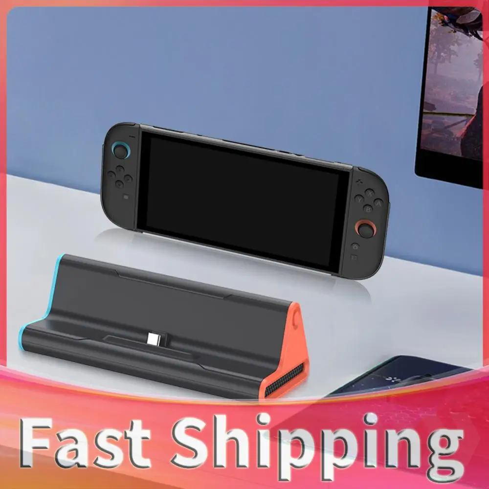 Estação de Dock para TV NS2 com Porta Tipo C/USB, Adaptador Portátil 4K para TV, Suporte de Carregamento para Console de Jogos HD, Presente para Amigos