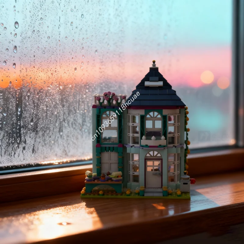 

633 шт. MOC ANDREA HOME АЛЬТЕРНАТИВНЫЙ БУЛЬНЫЙ КОМПЛЕКТ Дружба Модель Строительные блоки Сборная игрушка DIY Рождественские подарки Творческая идея Кирпич