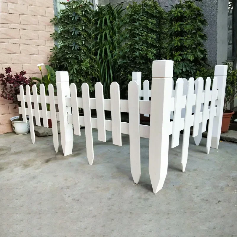 Outdoor preservative solid wood fence wooden fence garden fence column flower bed decoration courtyard