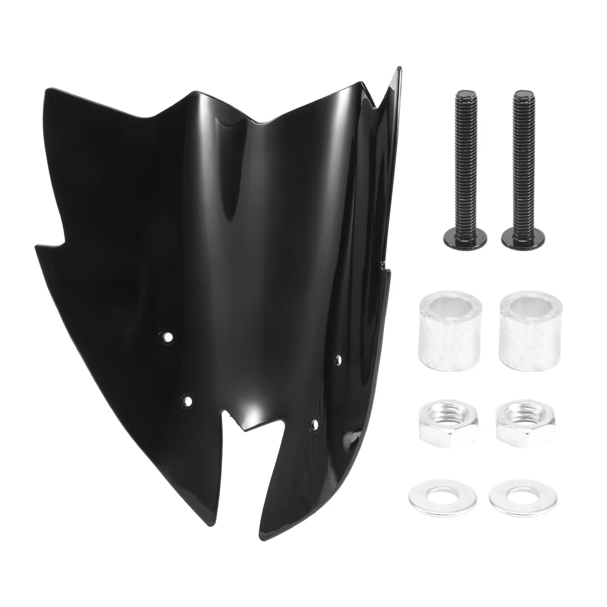 Motorcycle Black Windshield Viser VIsor for Kawasaki Z800 2012-2016