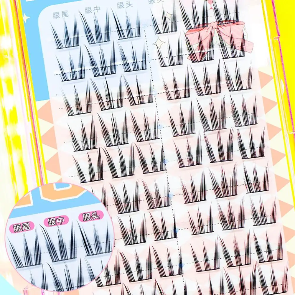 Valse wimpers Natuurlijke langdurige krullen Dikke waterdichte en zweetbestendige zelfklevende herbruikbare oogmake-uptool