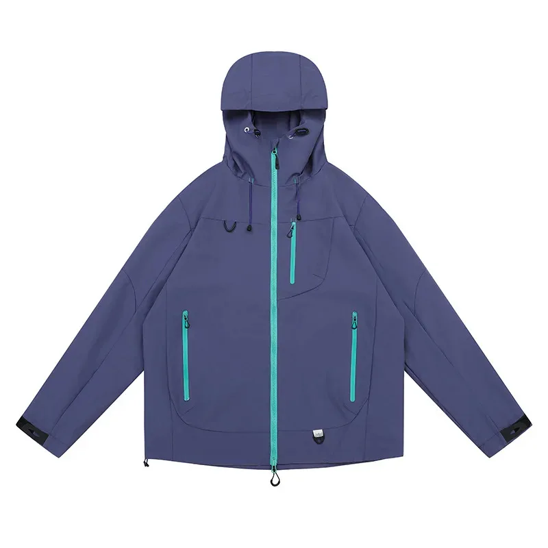 

HELLOMARCEL EU US Size High Quality Outdoor Sports Windproof and Stain-resistant Sportswear Unisex Jacket with Warm Inner Lining