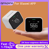 Qingping Air Detector Lite Retina Touch IPS Screen Touch Operation pm2.5 Mi home APP Control Air Monitor works with Homekit APP