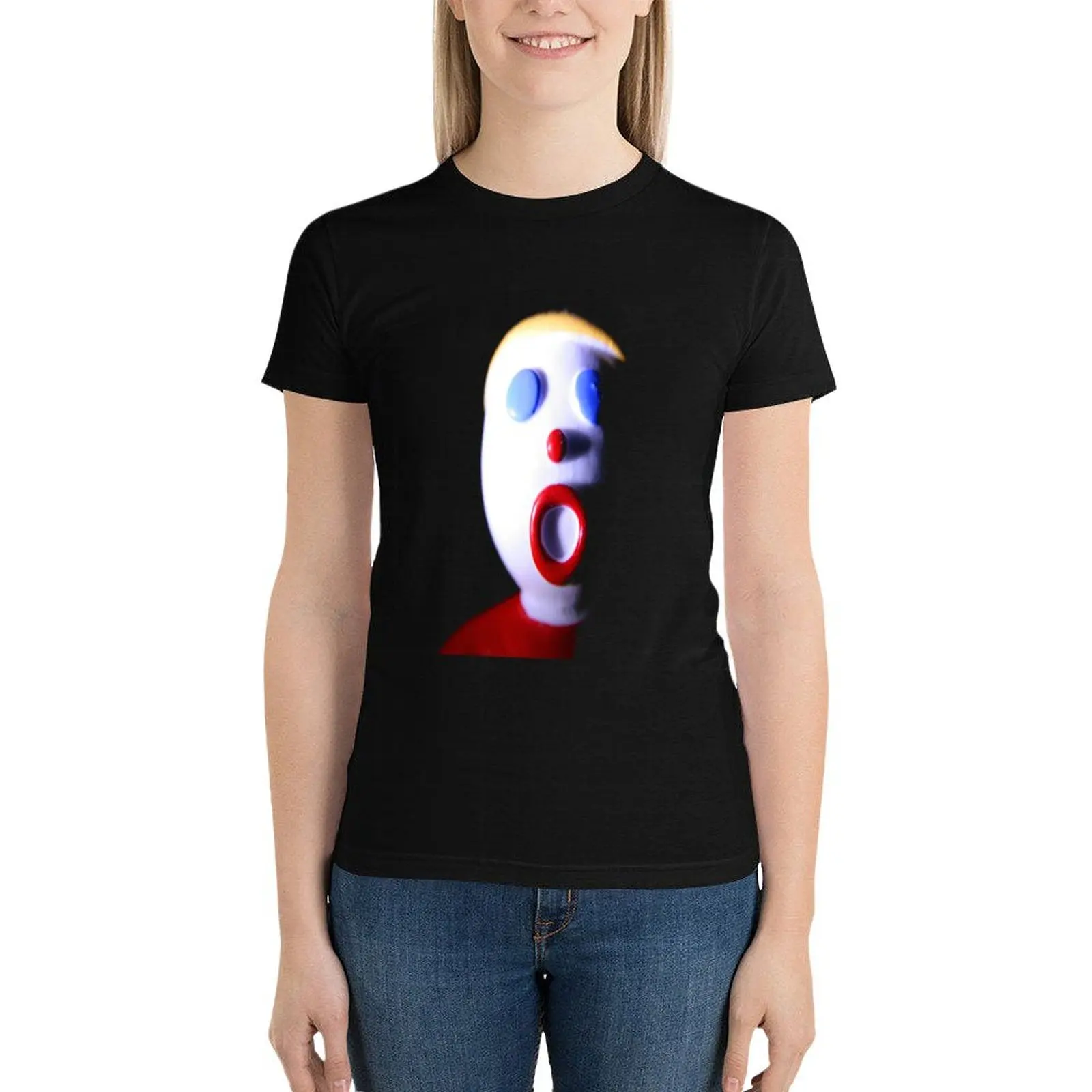 Oh No! Clay Mr. Bill Dough Man! T-Shirt female shirts graphic tees funny workout shirts for Women