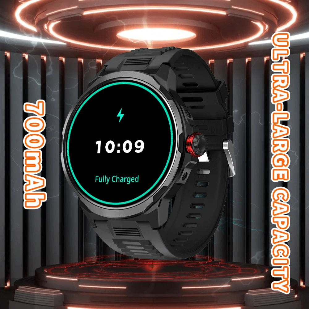Outdoors Men Women Fashion Blue Tooth Call 1.93" AMOLED Screen Smartwatches Sports Fitness Heart Rate NFC Smart Watch Health
