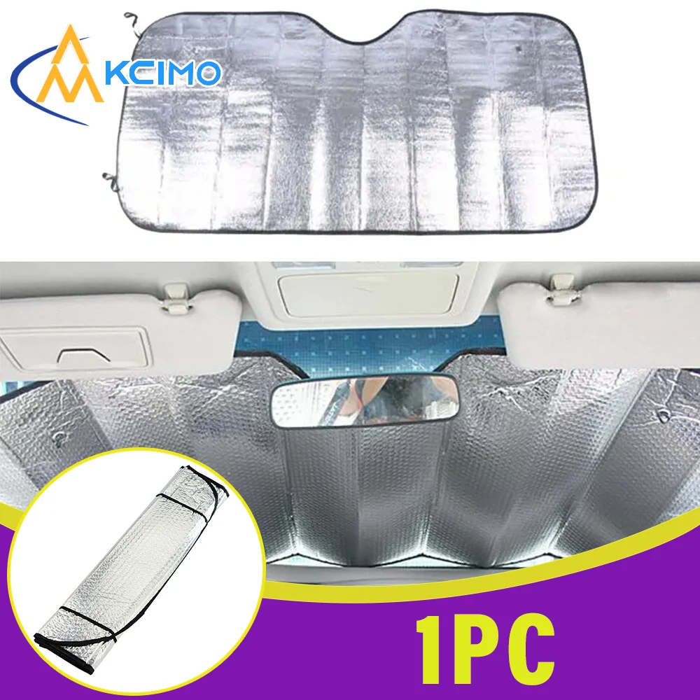 New 1Pc Car Sunshade Protection Heat Shield Front Windshield Summer Anti-UV Sun Visor Pad Auto Interior Protective Accessories