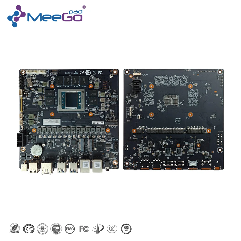 

AI Motherboard H100AM Integrated Supports for Ryzen AI Max+395 Processor 126TOPS Computing Power Dual Channel LPDDR5x 128G