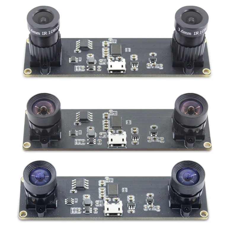 

USB Camera Board Module for High Definition Face Recognition and Depth Detection Clear Picture Quality Plug and Use Dropship