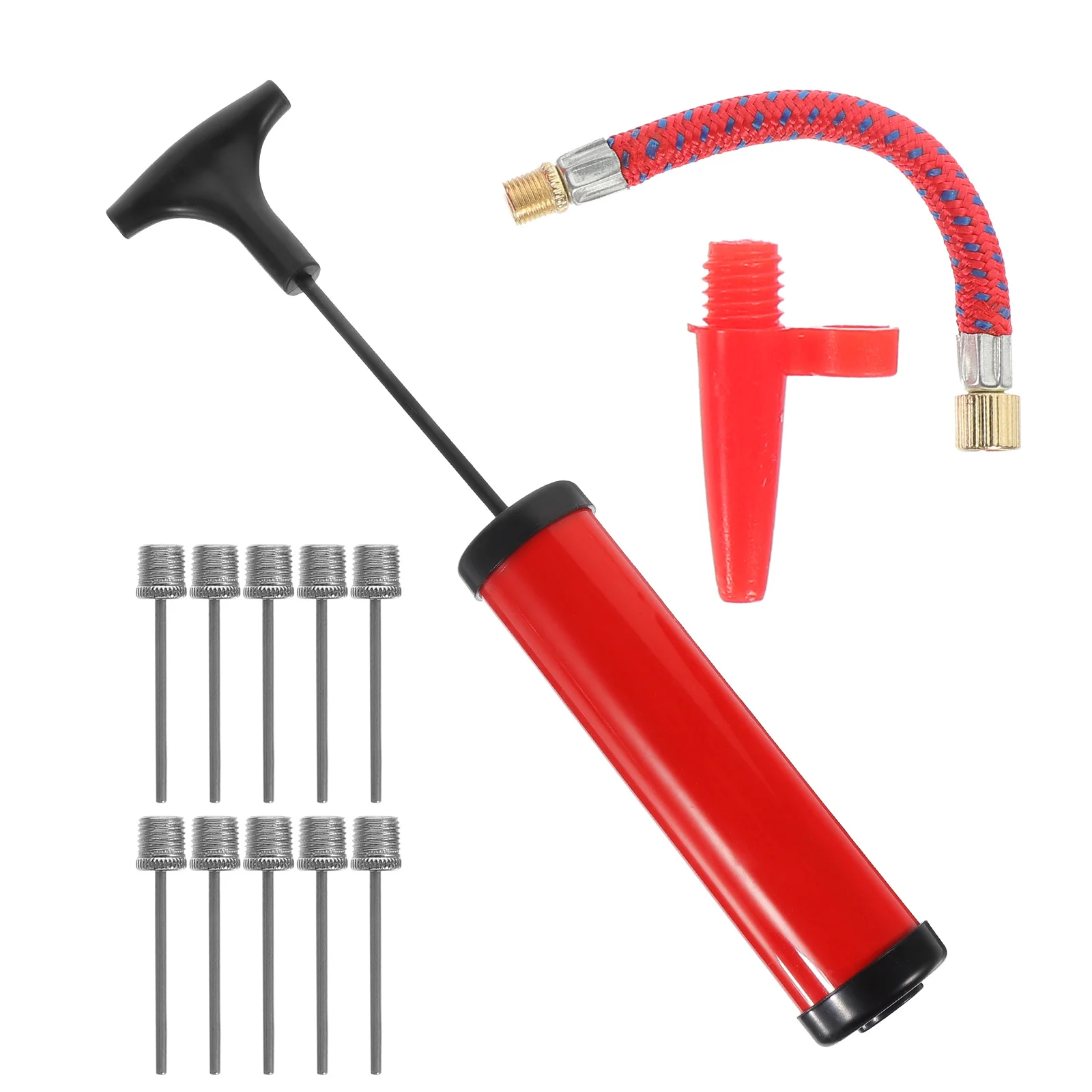 

1Set Portable Basketball Pump High Pressure Inflation Kit for Sports Ball Multi-Function Wear-Resistant Reusable Ball Inflator