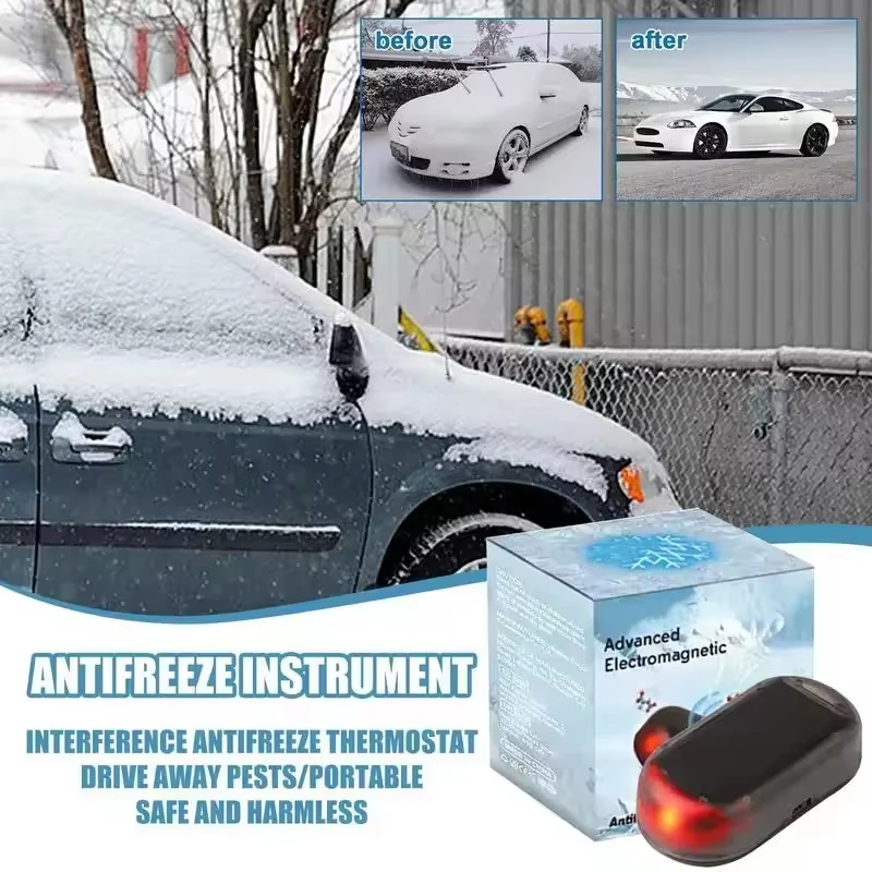 Electromagnetic Antifreeze Snow Removal Instrument Windshield De Icer Portable Molecular Interference Car Snow Removal Device
