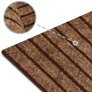 The Entry-level Mat Is Machine Washable and Suitable for Indoor and Outdoor Door Mats. Durable Striped Floor Mats,