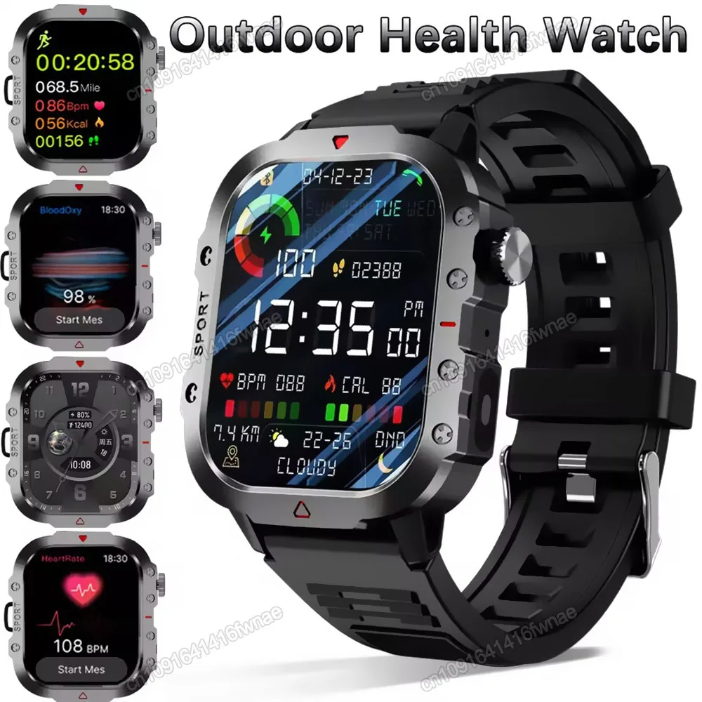 

New For Huawei Military GPS Smart Watch Men Flashlight Waterproof Outdoor Sport Tracker Bluetooth Call Smartwatch Man Women 2025