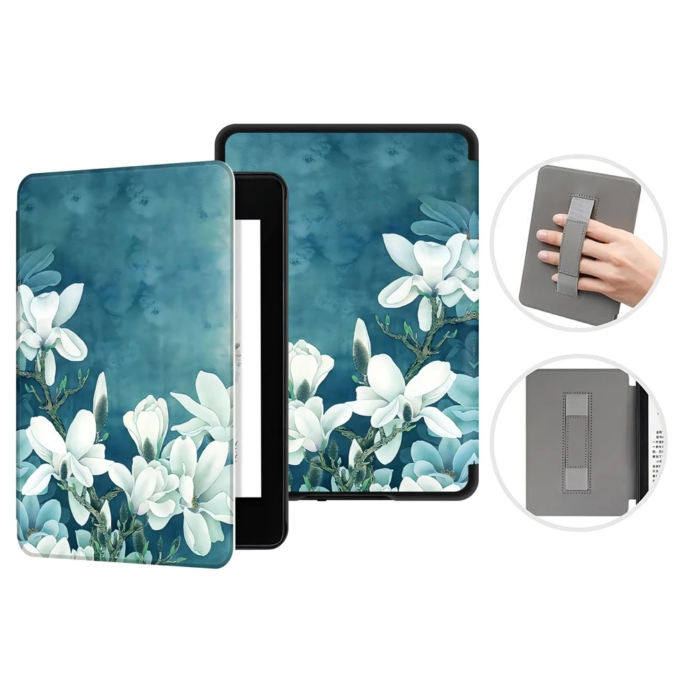 Für kindle paper white 7. 6. 5. Generation Fall 6 Zoll pu Ledertasche mit Hands ch laufe dp75sdi ey21 Papier weiß 3 2 1 Abdeckung