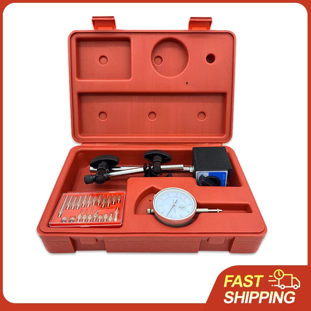 Support magnétique pour indicateur de cadran, support magnétique pour jauge d'alésage, base de support magnétique, outils de mesure micrométriques, indicateur de type horloge, comparateur, montre