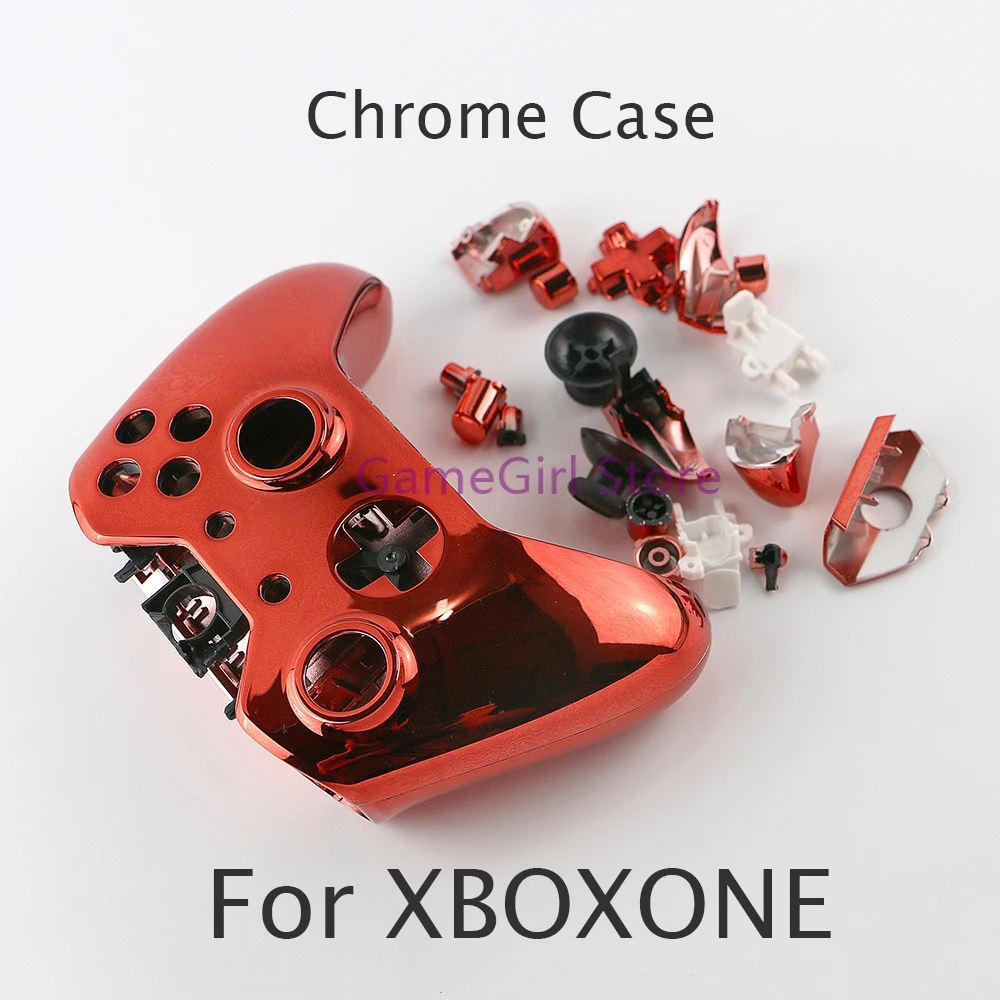 1set Chrome Protective Case Full Set of Housing Shell with Button For XBOXONE Wireless Controller