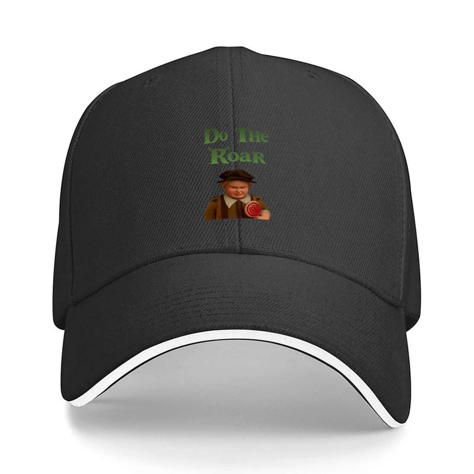 

Do The Roar Black Background Baseball Cap Rugby Unique hats Hat men birthday Trucker Hats For Men Women's