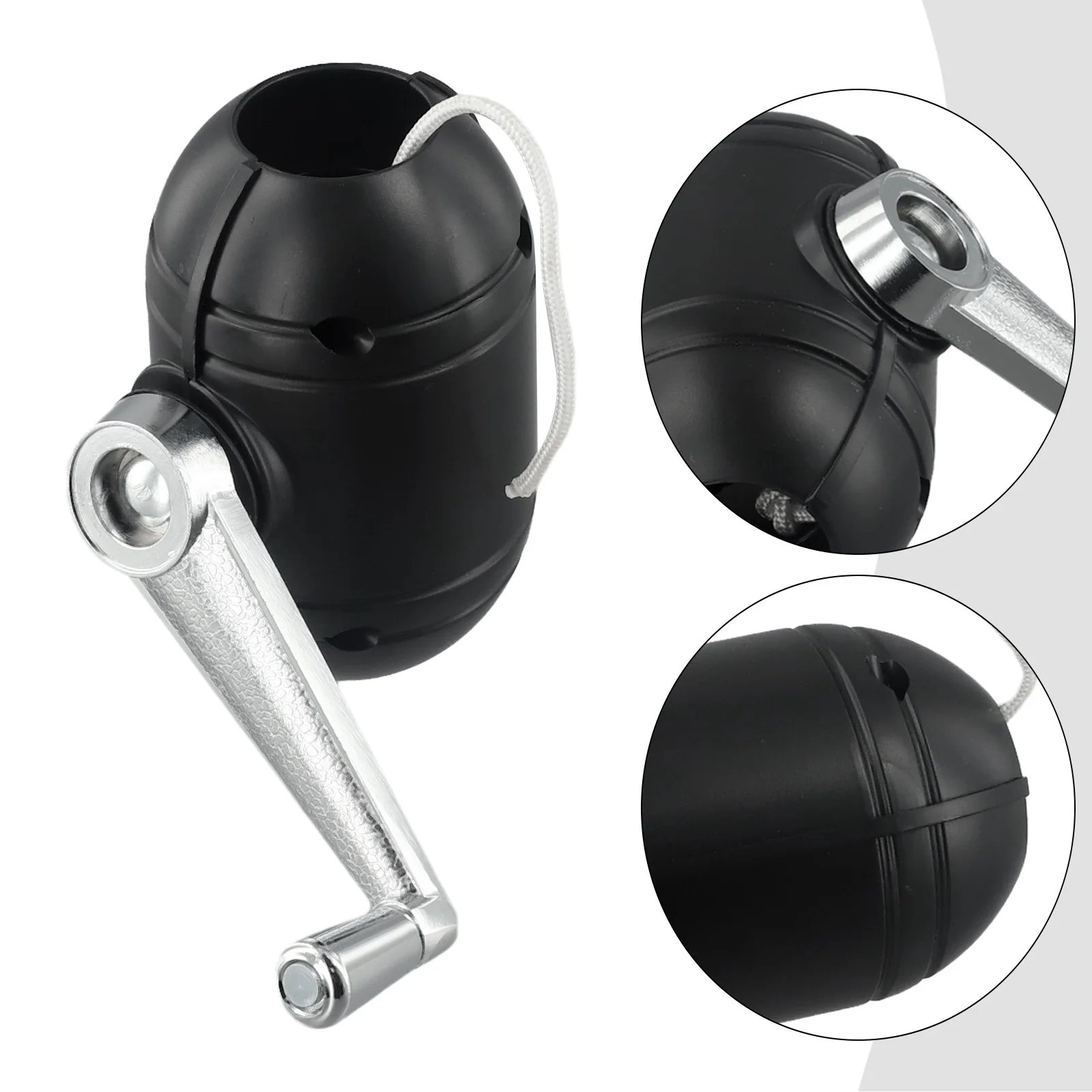 Compatibility Umbrella Accessories Umbrella Replacement Coffee Shop Replacement Parts Balcony Black Crank For Garden