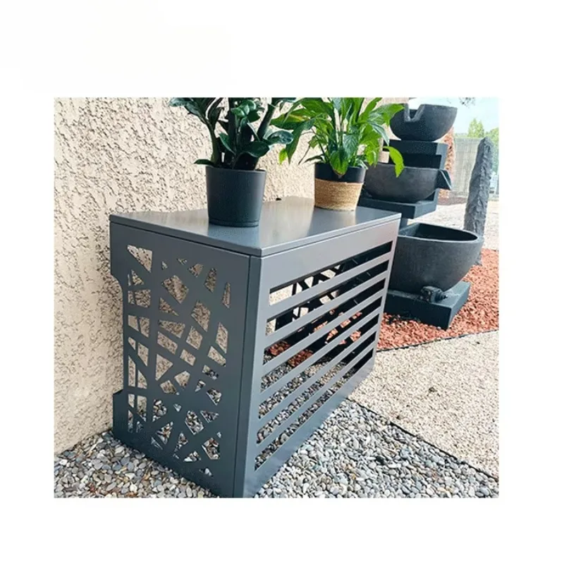 Newly Design Laser Cut Aluminium Heat Pump Cover  Outside air Conditioner Cover Ventilation Grille view 6
