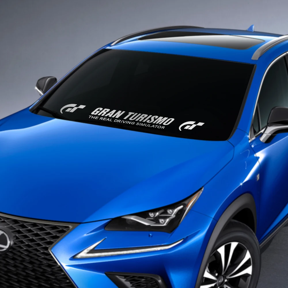 موضة جران توريزمو زجاج سيارة الشارات ملصق فينيل نافذة السيارة الجسم التصميم مقاوم للماء الديكور اكسسوارات السيارات التصميم #3