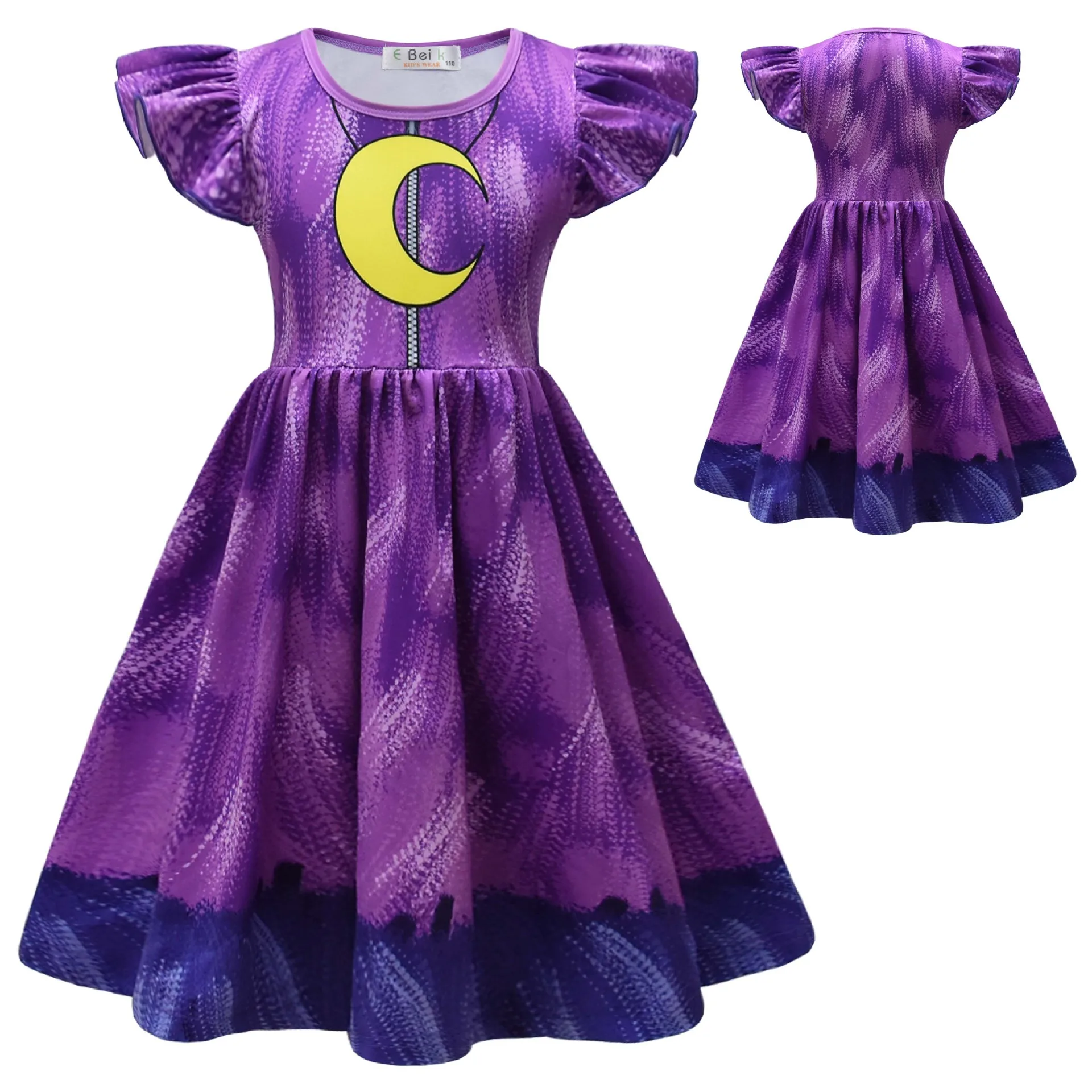 Girls Princess Dresses Smiling Critters Cosplay Kid Catnap Dogday Costume Mask Children Halloween Cartoon Vestidos Casual  Dress