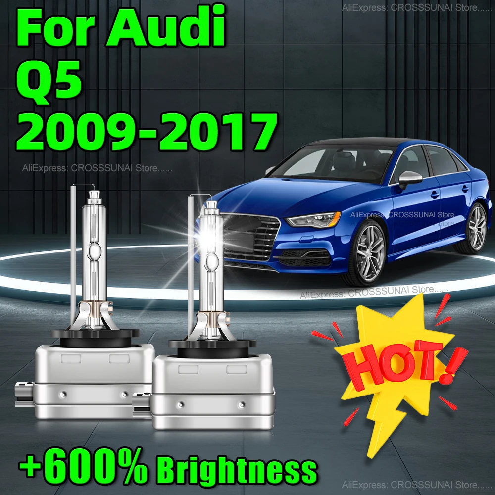 

2pcs HID Car Lamp 8000LM Xenon Headlight D3S 6000K Bulbs For Audi Q5 2009 2010 2011 2012 2013 2014 2015 2016 2017