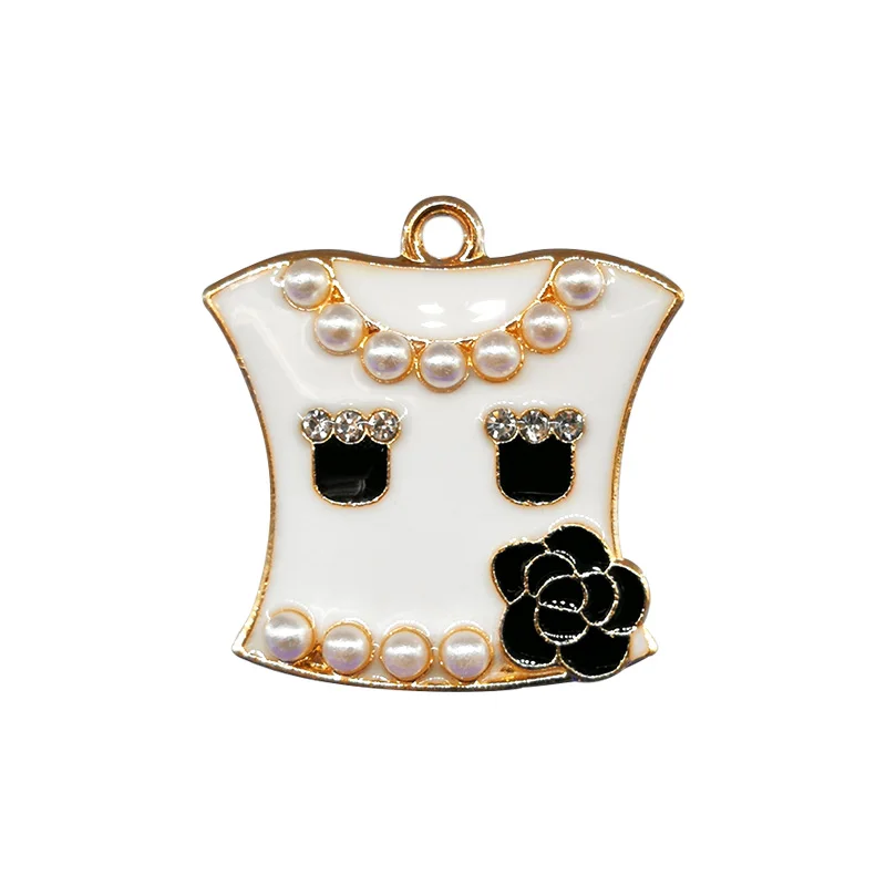 1PCS Metall Kosmetik Schuh Charms Parfüm Bogen Schere Luxus Schuh Zubehör Mode Frauen Männer Kinder Schuh Schnalle Dekoration – Detail 4