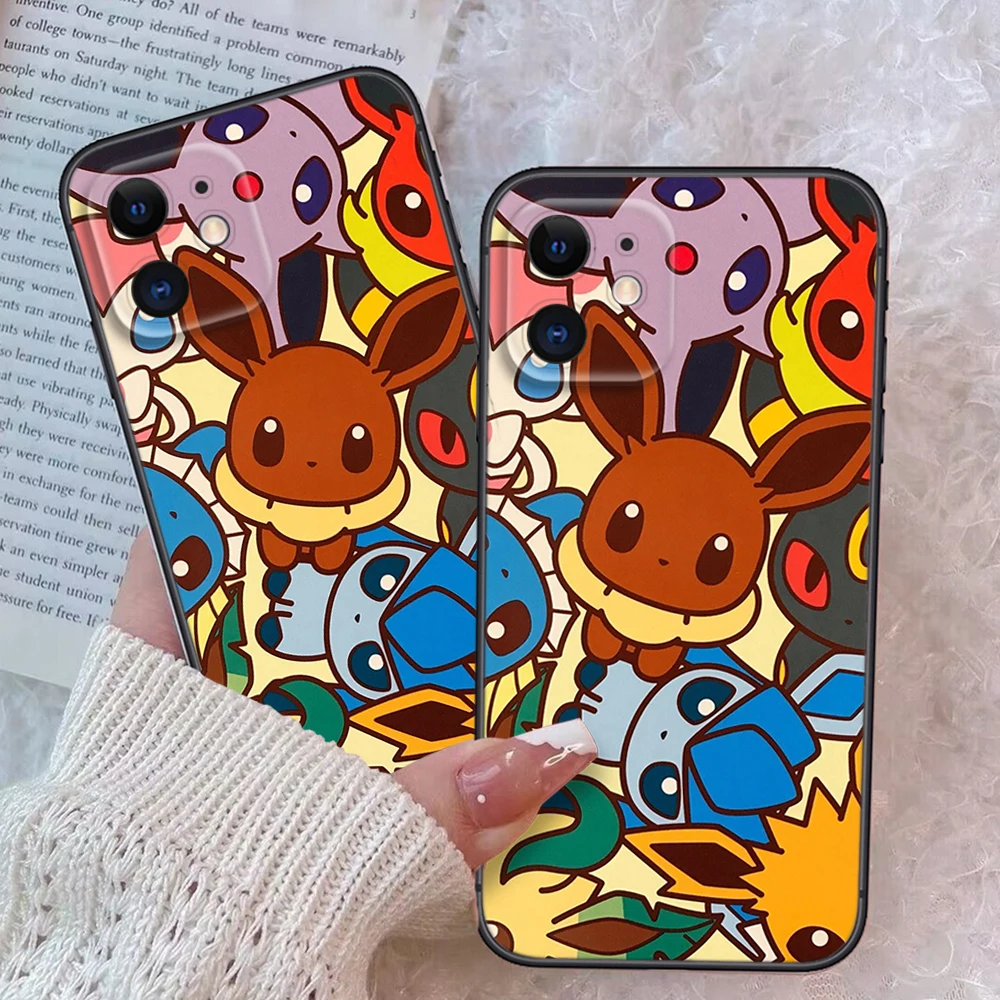 Z40 pokemons eevee Soft Case for Xiaomi Redmi 7A 8 8A 9 9A 9C NFC 10A 9T 10X Note 8T 10 Pro Max 11 11S