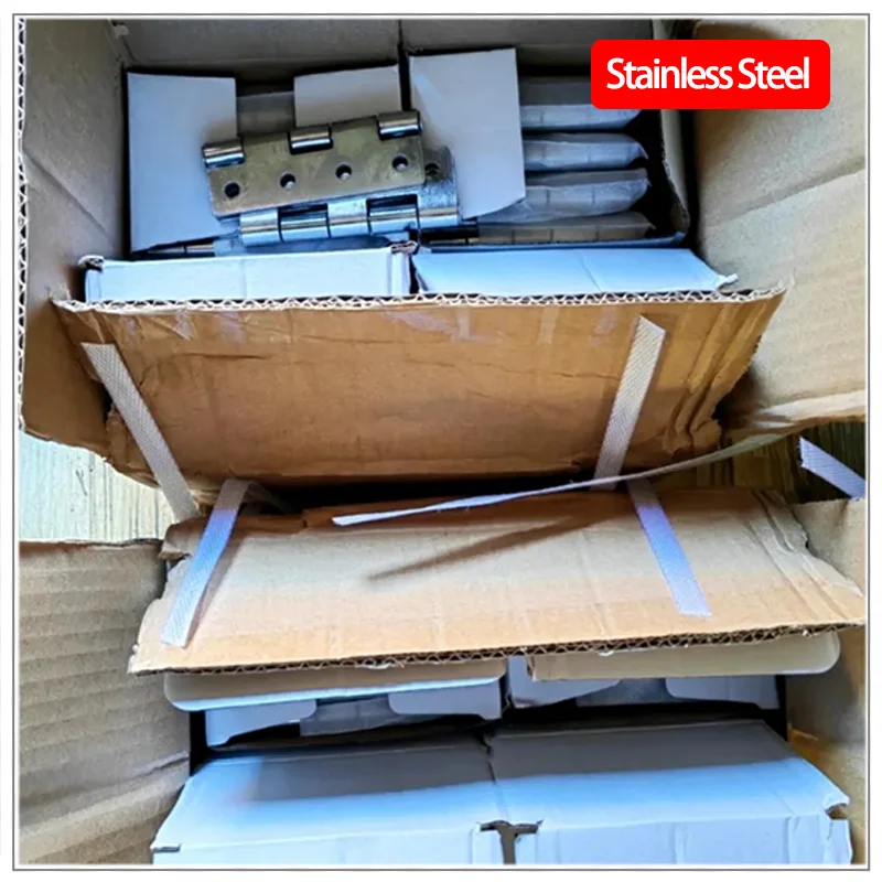 

2pcs Heavy Duty 304 Stainless Steel Door Hinge for Industrial Electric Cabinet Machinery Folding Door Hardware