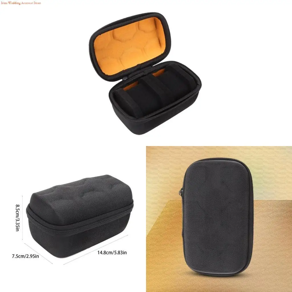 G92D Watch Storage Box Holder 2 Slot Case With Soft Lining for Wristwear Small Items
