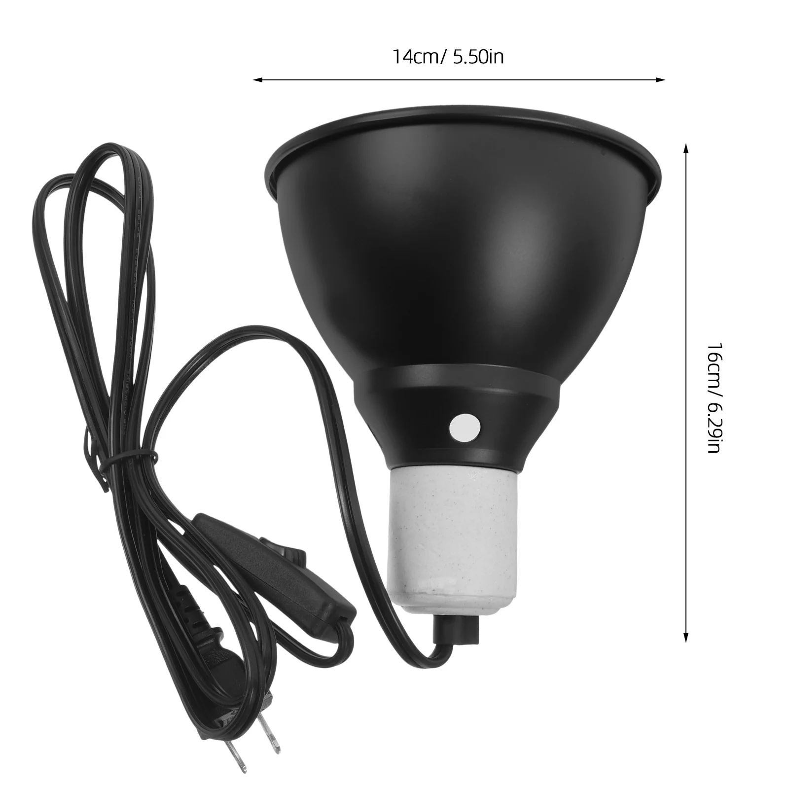 الزواحف غطاء مصباح تدفئة قبة للفرش الحرارة لمبة السلاحف السحلية ثعبان الملتحي التنين تررم حوض السمك الموئل #3