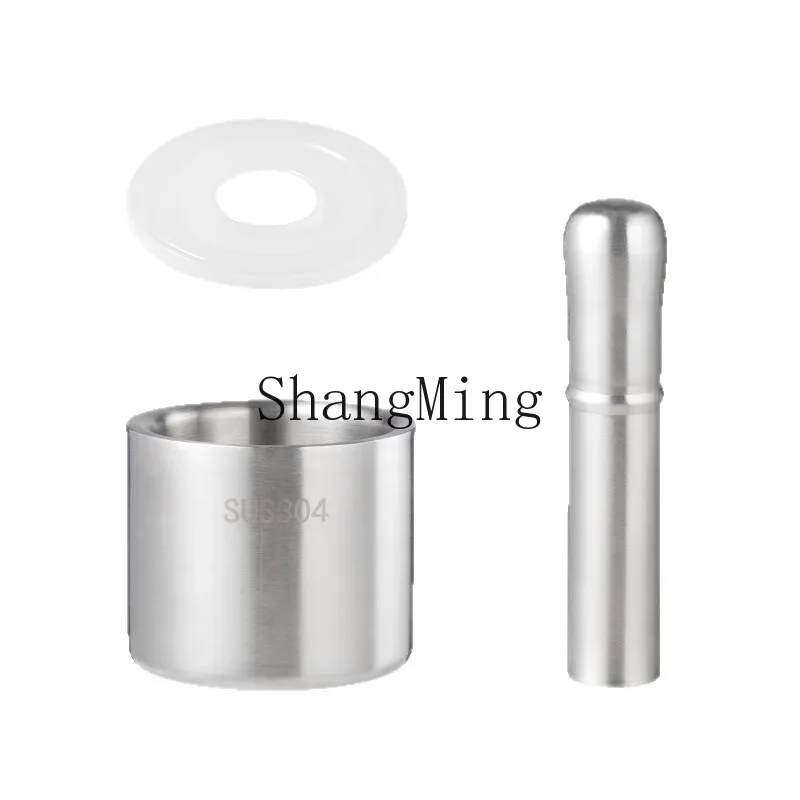 DSA Kitchen Stainless Steel Garlic Molar Garlic Mash Grinder Manual Household Mash Can Garlic Mash