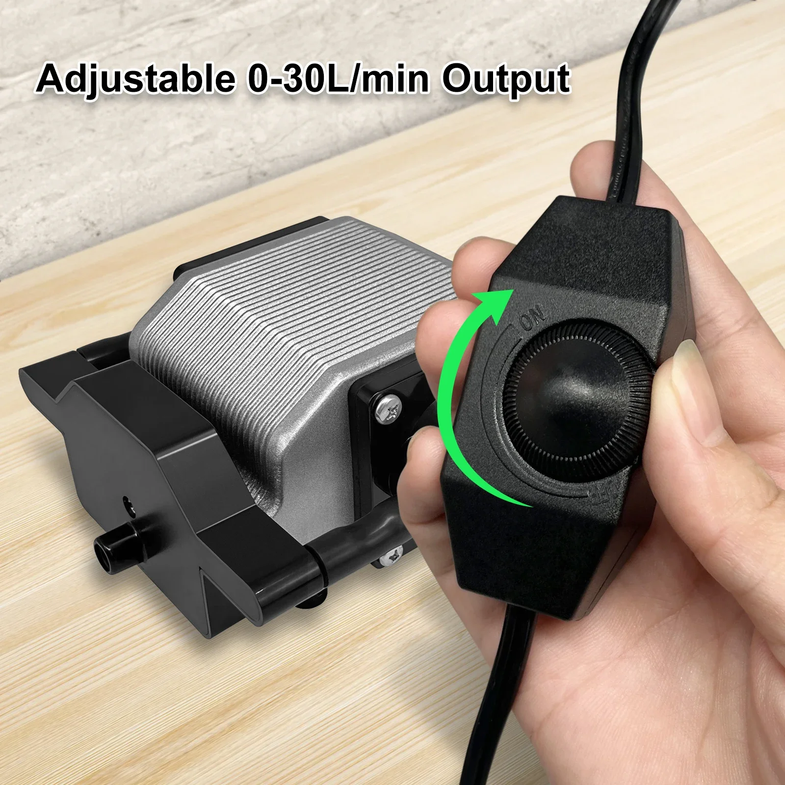 Luchthulpset Cnc Metalen Luchtmondstuk 25W 54l/Min Laser Luchtondersteuningspomp Voor Lasergraveur Snijden Neje Lasermodule A40640/A40630