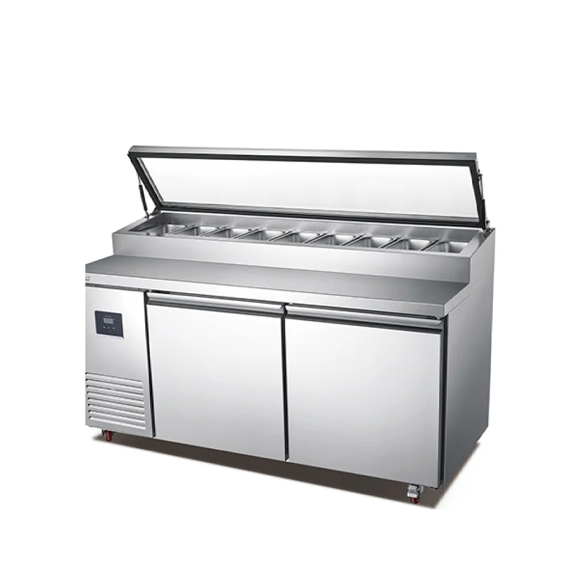 

Modern bar Equipment Odm Custom Stainless Steel Mobile bar Station with Refrigeration Function Cocktail bar Station