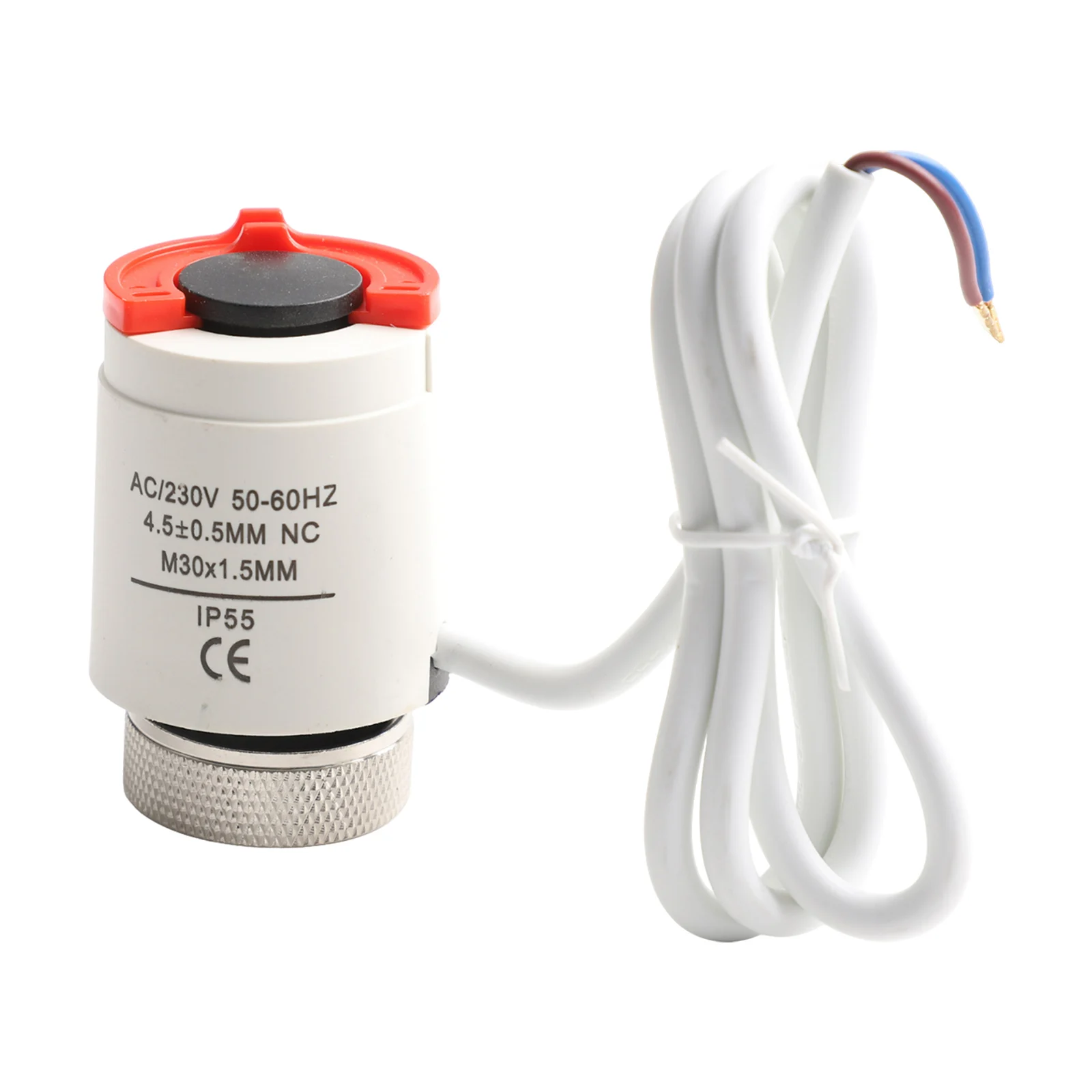 Wattage Efficient Electric Valve Actuator at 230V Designed Specifically for Use in Water Based Floor Heating Solutions