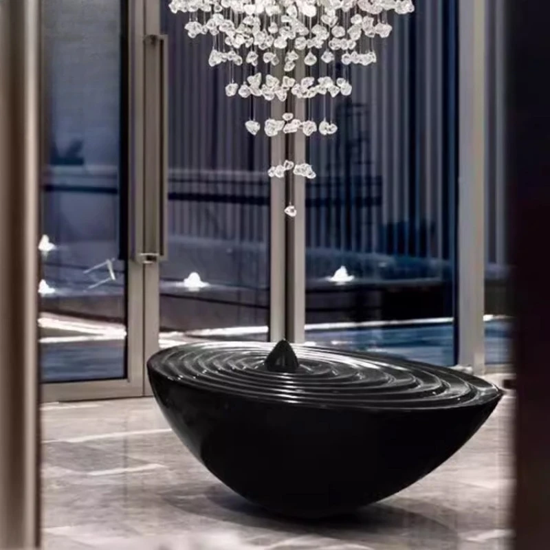 

Creative water droplets, large floor-to-ceiling installation fiberglass, lobby sales office, lobby ornament