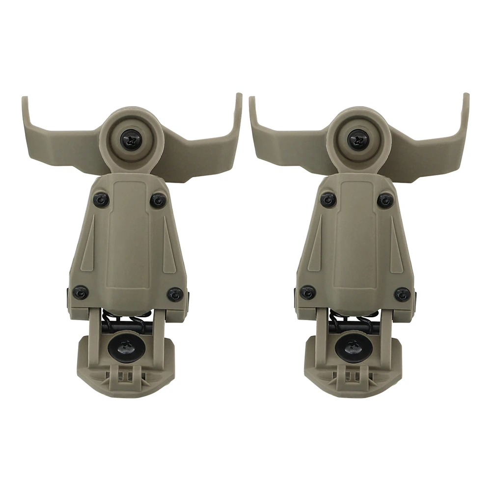 Tactical Helmet Wendy Rail Mount Adapter Compatible with Howard Leight for Tactica Hearing Protection Honeywell Impact Sport