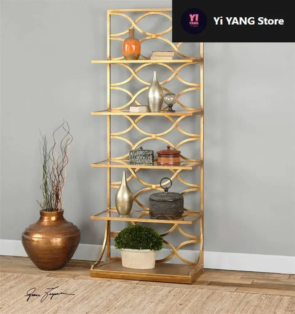 

Gold Etagere The Lashaya Collection bookcases