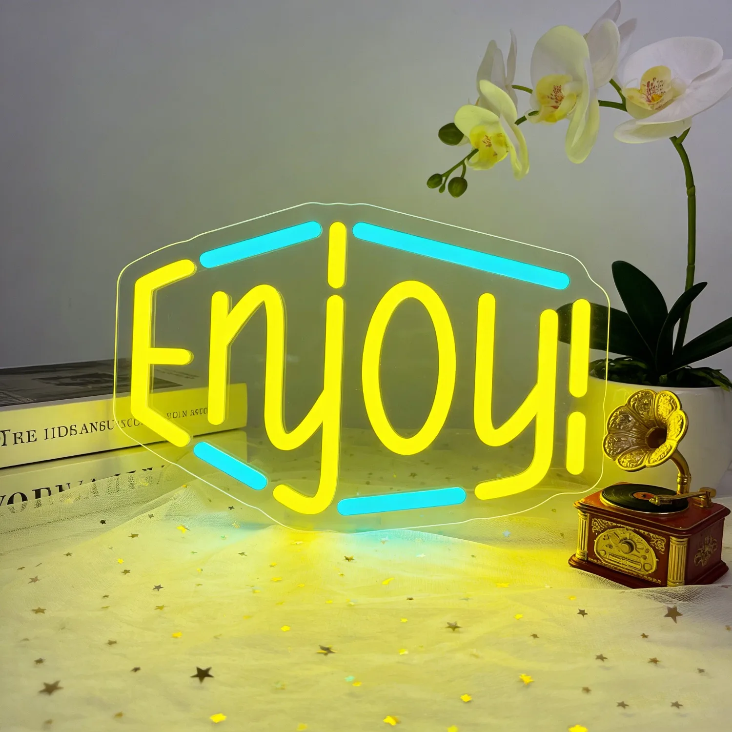 

Декоративная светодиодная неоновая вывеска с регулируемой яркостью, USB-питание, для дома, бара, вечеринок, гостиной, спальни, пляжных вечеринок, отелей, патио, в подарок