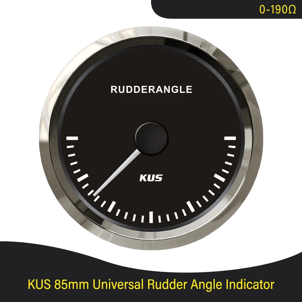 

KUS универсальный индикатор угла поворота лодки 52 мм 85 мм 0-190 Ом с красной/Желтой подсветкой для лодки