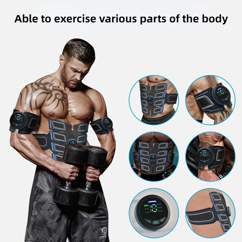 Abdominal Muscle Trainer Shaping Fitness Intelligent Device Home Gym Electric Weight Loss Exercise Meridian Full Body Massage