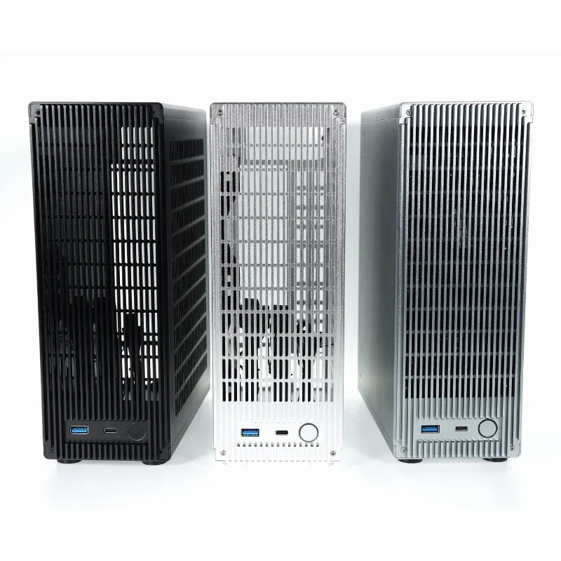 ZS-D2/ITX Half height Knife Card Computer Case Version V2 \ 4.6L Volume All Aluminum Case