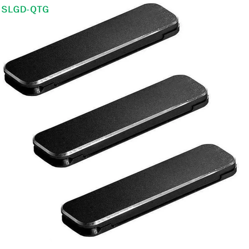 

1 /3PC Aluminum Alloy Desktop Mount Material Holder Mini Invisible Foldable Mobile Phone Stand Adjustable Angle For Cellphone